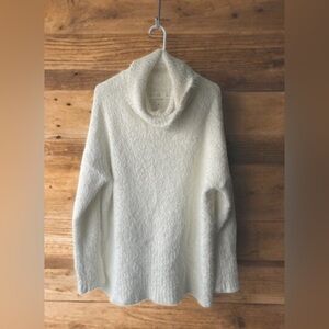 Offline Elegant Cream Cowl Neck Sweater